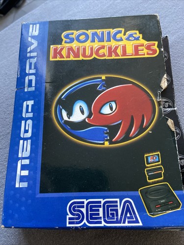 Sonic knuckles sega mega - &,