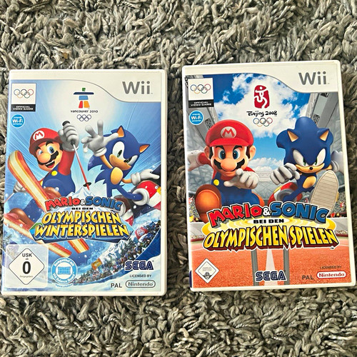 Sega wii mario sonic - mario, &