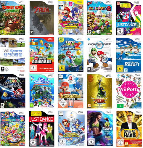 Nintendo wii spiele auswahl - wii,
