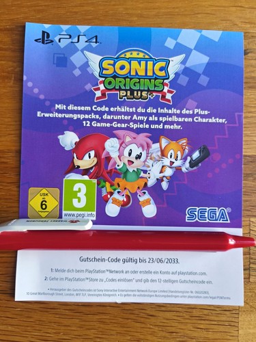 Sega sonic origins plus - sonic,